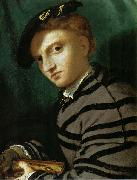 Lorenzo Lotto Portrait of a Young Man With a Book oil painting artist
